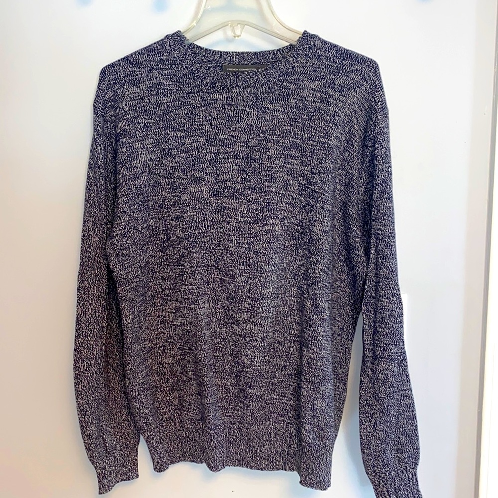 French Connection Mens Navy Knitted sweater